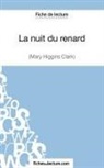 Fichesdelecture, fichesdelecture com, fichesdelecture. com, Vaness Grosjean, Vanessa Grosjean - La nuit du renard de Mary Higgins Clark (Fiche de lecture)