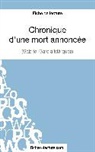 fichesdelecture com, fichesdelecture. com, Huber Viteux, Hubert Viteux - Fiche de lecture : Chronique d'une mort annoncée de Gabriel García Márquez