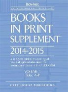 R. R. Bowker, R.r. Bowker, Rr Bowker - Books in Print Supplement - 3 Volume Set, 2014/15