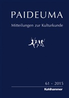 Frobenius-Institut an der, Frobenius-Institut an der Johann Wolfgang Goethe-Universität, Karl-Heinz Kohl - Paideuma: PAIDEUMA 61/2015