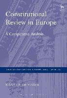 Maartje de, Maartje De Visser, Maartje de Visser, Monica Claes - Constitutional Review in Europe
