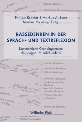 Marku A Lenz, Markus A Lenz, Philipp Krämer, Markus A. Lenz, Mark Messling, Markus Messling - Rassedenken in der Sprach- und Textreflexion - Kommentierte Grundlagentexte des langen 19. Jahrhunderts