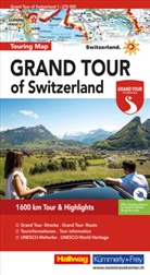 Hallwag Kümmerly+Frey AG, Hallwa Kümmerly+Frey AG, Hallwag Kümmerly+Frey AG - Grand Tour of Switzerland 1:275 000