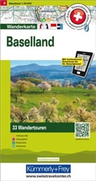 Hallwag Kümmerly+Frey AG - Hallwag Wanderkarten - Bl.9: Kümmerly+Frey Wandertourenkarte 9 Baselland 1:50.000