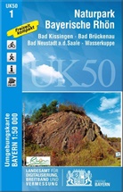 Landesam für Digitalisierung Breitband un - Topographische Karten Bayern - Bl.1: Topographische Karte Bayern Naturpark Bayerische Rhön