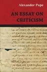 Alexander Pope - An Essay on Criticism