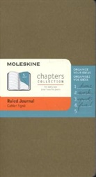 Moleskine - Moleskine Chapter-Notizheft Slim Pocket, Liniert, Olive