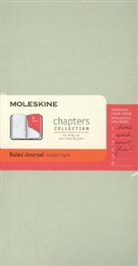 Moleskine - Moleskine Chapter-Notizheft Slim Medium, Liniert, Hellgrün