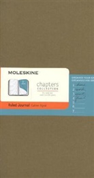 Moleskine - Moleskine Chapter-Notizheft Slim Large, Liniert, Olive