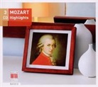 Wolfgang Amadeus Mozart - Highlights, 3 Audio-CDs (Audiolibro)