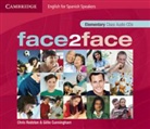 Gillie Cunningham, Chris Redston, Chris Cunningham Redston - Face2face for Spanish Speakers Elementary Class Audio Cds (4) (Audio book)