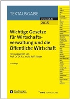 Rol Stober, Rolf Stober, Rol Stober (Prof. Dr. Dr. h. c. mult - Wichtige Gesetze für Wirtschaftsverwaltung und die Öffentliche Wirtschaft