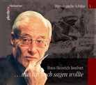 Hans-Heinrich Isenbart, Hans-Heinrich Isenbart - Was ich noch sagen wollte . . ., 2 Audio-CDs (Audio book)