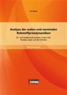 Jan Meyer - Analyse der realen und nominalen Rohstoffpreisdynamiken: Öl- und Goldpreisdynamiken in den USA, Kanada, Japan und der Schweiz