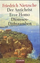 Friedrich Nietzsche - Der Antichrist. Ecce homo. Dionysos-Dithyramben