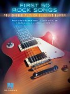 Hal Leonard Publishing Corporation, Hal Leonard Publishing Corporation (COR), Hal Leonard - First 50 Rock Songs You Should Play on Electric Guitar