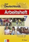 Auer Deutschbuch: 7. Jahrgangsstufe, Arbeitsheft