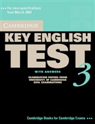 Cambridge Key English Test, New Edition - 3: Student's Book with answers, w. Audio-CD