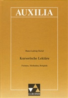 Hans-Ludwig Oertel - Kursorische Lektüre