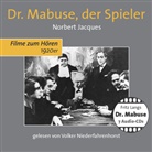 Norbert Jacques, Fritz Lang, Volker Niederfahrenhorst, Andre Kagelmann, Reinhold Keiner - Doktor Mabuse, der Spieler, 7 Audio-CDs (Audio book)