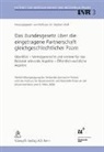 Stephan Wolf - Das Bundesgesetz über die eingetragene Partnerschaft gleichgeschlechtlicher Paare (f. d. Schweiz)