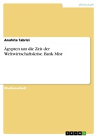 Anahita Tabrizi - Ägypten um die Zeit der Weltwirtschaftskrise. Bank Misr