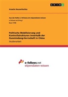 Anselm Houswitschka - Politische Mobilisierung und Kontrollstrukturen innerhalb der Guomindang-Herrschaft in China