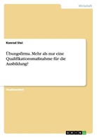 Konrad Stei, Konrad Steinwachs - Übungsfirma. Mehr als nur eine Qualifikationsmaßnahme für die Ausbildung?