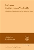 Walther von der Vogelweide, Friedric Maurer, Friedrich Maurer - Die Lieder. Tl.1