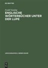 Ewald Standop - Englische Wörterbücher unter der Lupe