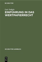 Lutz Sedatis - Einführung in das Wertpapierrecht