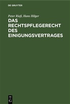 Hans Hilger, Pete Riess, Peter Rieß - Das Rechtspflegerecht des Einigungsvertrages