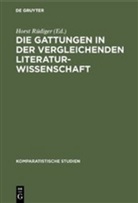 Hors Rüdiger, Horst Rüdiger - Die Gattungen in der Vergleichenden Literaturwissenschaft