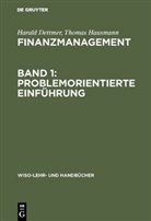 Haral Dettmer, Harald Dettmer, Thomas Hausmann - Finanzmanagement - Bd.1: Problemorientierte Einführung
