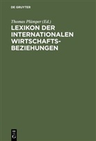 Thoma Plümper, Thomas Plümper - Lexikon der Internationalen Wirtschaftsbeziehungen