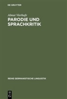 Almut Vierhufe - Parodie und Sprachkritik