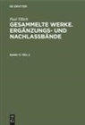 Paul Tillich, Erdman Sturm, Erdmann Sturm - Gesammelte Werke, Ergänzungs- und Nachlaßbände - 11: Religion, Kultur, Gesellschaft. Tl.2
