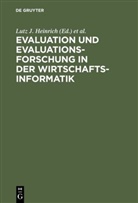 Ulrich Frank, Markus Gappmeier, Irene H¿schel, Häntschel, Häntschel, Irene Häntschel... - Evaluation und Evaluationsforschung in der Wirtschaftsinformatik