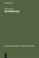 Mario Klarer - Ekphrasis