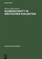 Helmut Spiekermann - Silbenschnitt in deutschen Dialekten