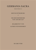 Helmut Flachenecker, Hedwig Röckelein, Alfre Wendehorst, Alfred Wendehorst - Germania Sacra, Neue Folge - Bd 13: Die Bistümer der Kirchenprovinz Mainz. Das Bistum Würzburg III.. Tl.3