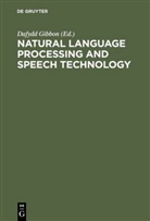 Dafyd Gibbon, Dafydd Gibbon - Natural Language Processing and Speech Technology