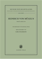 Heinrich von Mügeln, Kar Stackmann, Karl Stackmann - Die kleineren Dichtungen Heinrichs von Mügeln