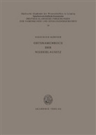 Siegfried Koerner, Siegfried Körner - Ortsnamenbuch der Niederlausitz