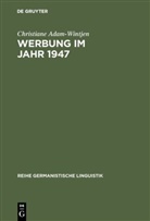 Christiane Adam-Wintjen - Werbung im Jahr 1947