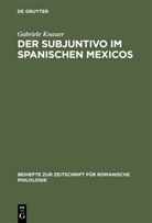 Gabriele Knauer - Der Subjuntivo im Spanischen Mexicos