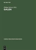 Galen, Galenos, Philip deLacy, Philipp deLacy - Galen. On Semen