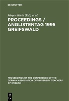 Anglistentag &lt;1995, Anglistentag &lt;1995, Vanderbeke Dirk, Jürge Klein, Jürgen Klein, Dirk Vanderbeke - Anglistentag 1995 Greifswald