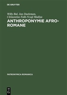 Will Bal, Willy Bal, Ja Daeleman, Jan Daeleman, Clémen Faïk-Nzuji Madiya, Clémentine Faïk-Nzuji Madiya... - Anthroponymie afro-romane