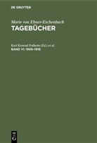 Marie Von Ebner-Eschenbach, GABRIEL, Gabriel, Norbert Gabriel, Kar Konrad Polheim, Karl Konrad Polheim... - Tagebücher - Band VI: 1906-1916